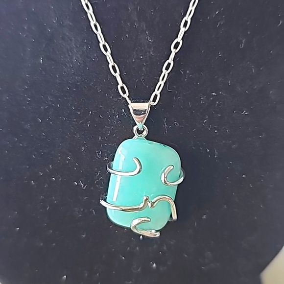 Amazonite Pendant Necklace - Picture 2 of 5